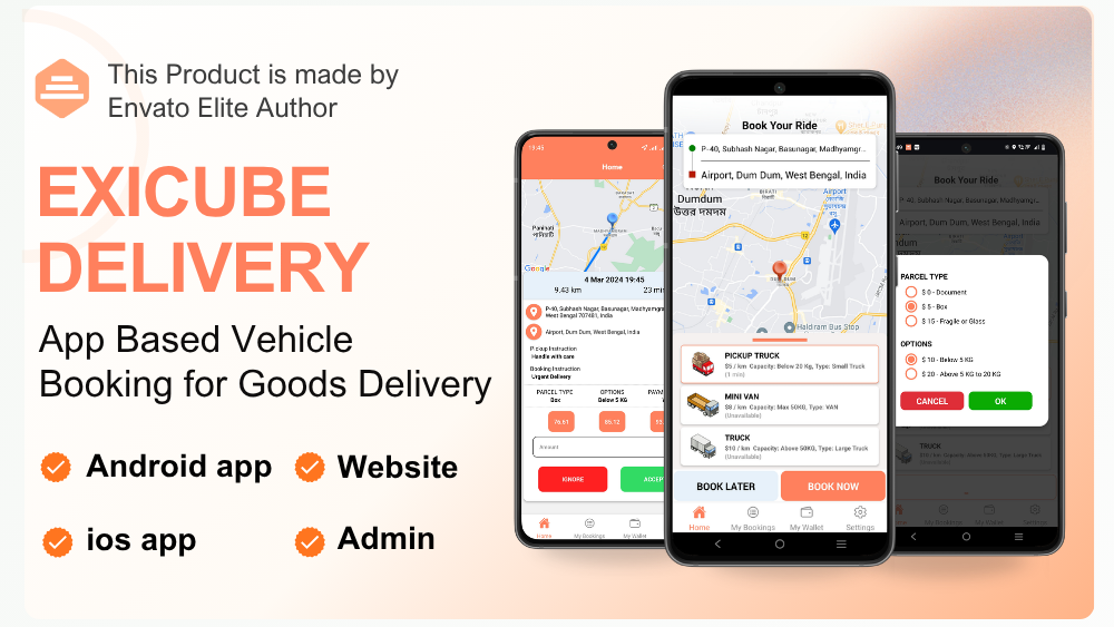 Exicube Delivery App